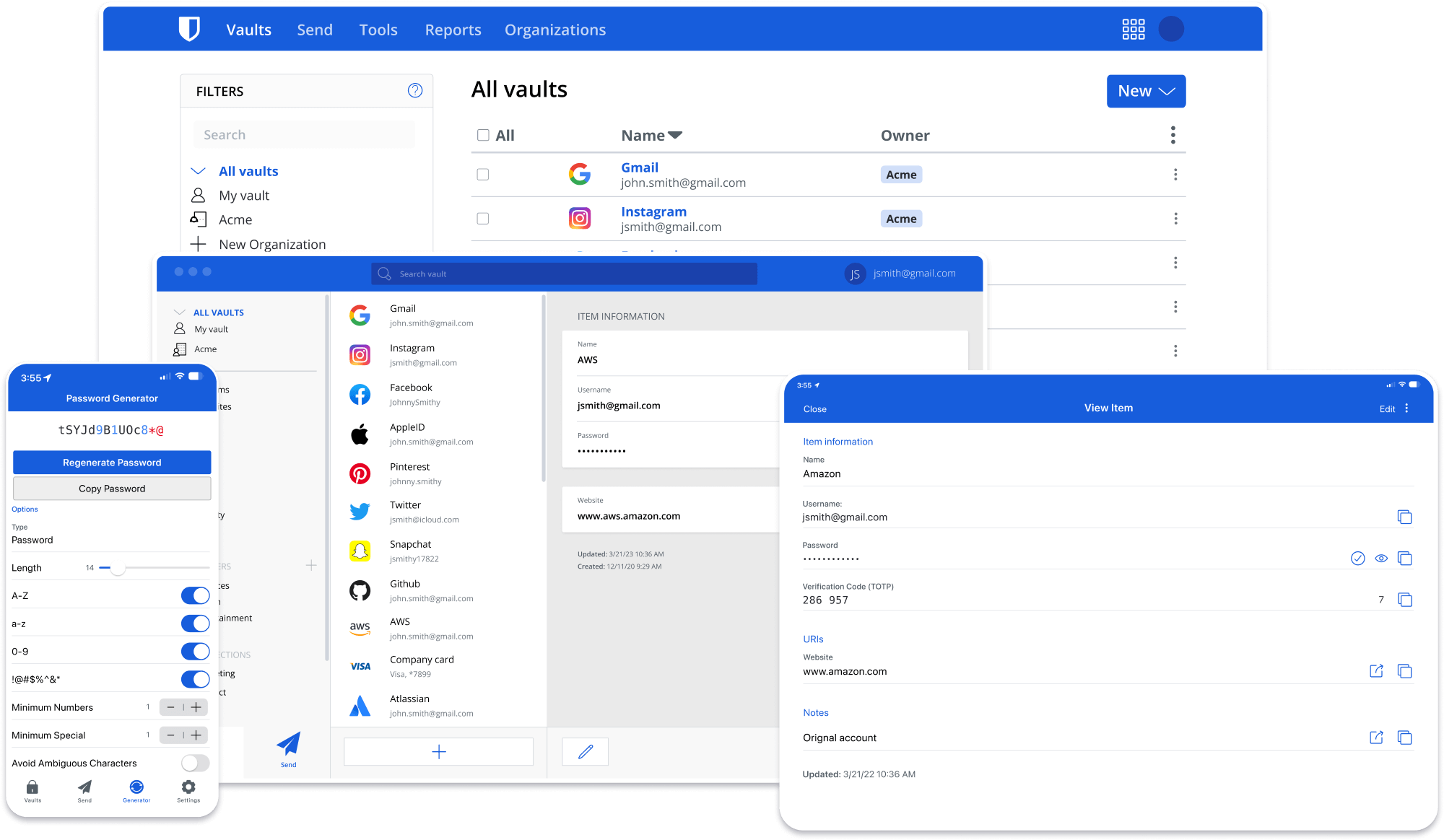 Bitwarden App Screenshot